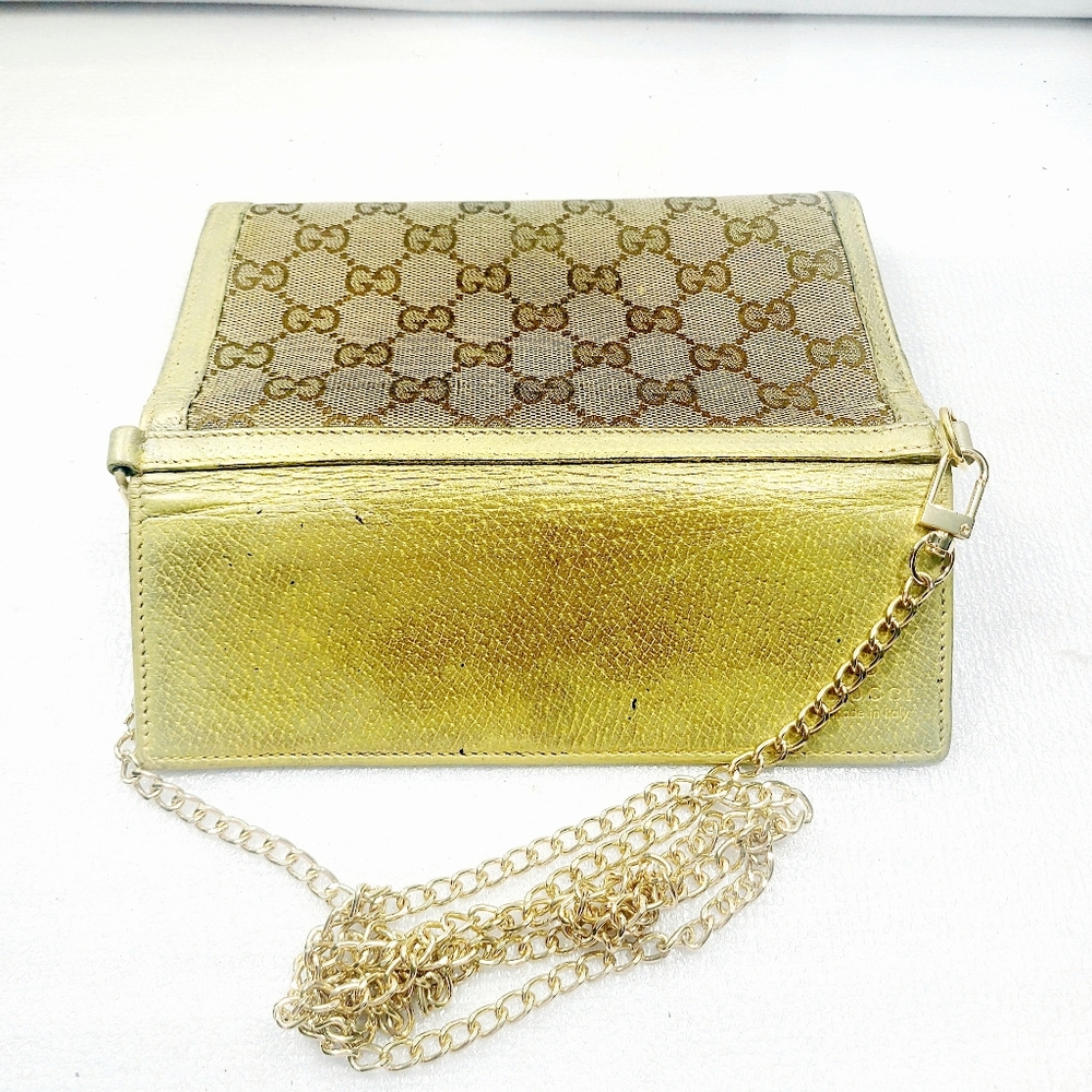Gucci GG Monogram Wallet On Chain - Picture 5 of 7